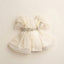 Ivory Shimmer Newborn Frock
