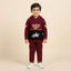 Boys Wool 2 Piece Hoodie Suit | Warm Winter Outfit for Kids