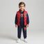 Boys Stylish Puffer Vest, Sweatshirt & Jogger 3-Piece Winter Outfit
