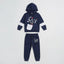 Boys Navy Blue Graphic Print Tracksuit