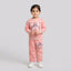 Girls Pink Bow Graphic Sweatshirt and Trouser