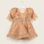 Sparkling Puff Sleeve Baby Frock