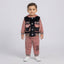 Kids & Baby Velvet Tracksuit with Hood & Vest