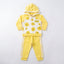 Kids' Yellow Floral Hoodie & Tracksuit Set