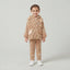 Kids' Plush Velvet 3 Piece Winter Tracksuit with Faux Fur Vest and Hoodie