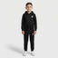 Boys Black Branded Zip-Up Tracksuit | Iqra Garments