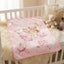 Extra-Large Ultra-Soft Pink Baby Mink Blanket - Cute Bear Flying Airplane Design