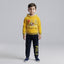 Boys Premium Yellow Velvet 2 Piece Suit – Stylish Winter Outfit