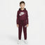 Boys Maroon Nike Fleece Tracksuit