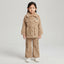 Girls Faux Fur Jacket & Cargo Pants Set