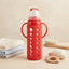 Baby Glass Bottle In Red 250 ml