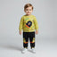 Toddler Boys Olive Green "Trending Version" Sweatshirt and Black Cargo Jogger Set