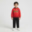 Boys Red & Black "Hackett British 1983" Hooded Winter Tracksuit