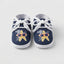 Baby Navy Blue Star Canvas Booties I