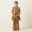 Premium Velvet Faux-Fur Trim Kids Outfit Set – Luxury Winter Wear for Girls