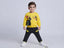 Boys Yellow and Black Velvet 2 Piece Suit Premium Winter Outfit