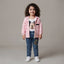Pink 3 Piece Suit for Girls | Mickey Inner Denim Jeans | Kids Winter Outfit