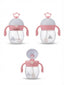 Grey And Pink Baby Sipper 240 ml