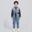 Boys 3-Piece T-Shirt, Vest, and Cargo Pants