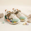 Boys Green Dinosaur Velcro Sneakers