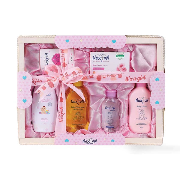 Nexton Baby Deluxe Gift Box Blue Satin