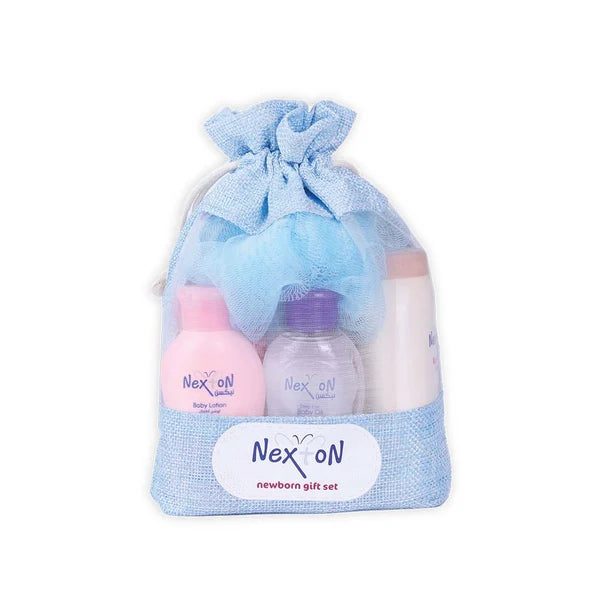 Nexton Baby Newborn Gift Set Blue Pouch Small