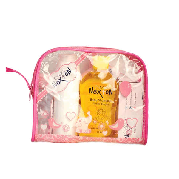 Nexton Baby Care Travel Pouch Pink