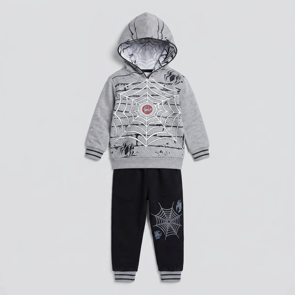 Boys Spider-Man Print Hoodie Set — Photo 2