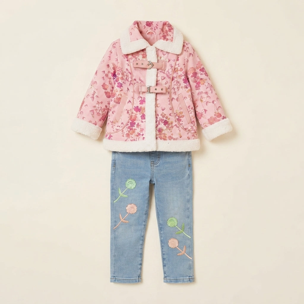 Girls Dress 2 Piece Suit — Photo 2