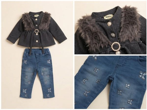 Baby Girl 2-Piece Winter Jacket Set — Photo 2