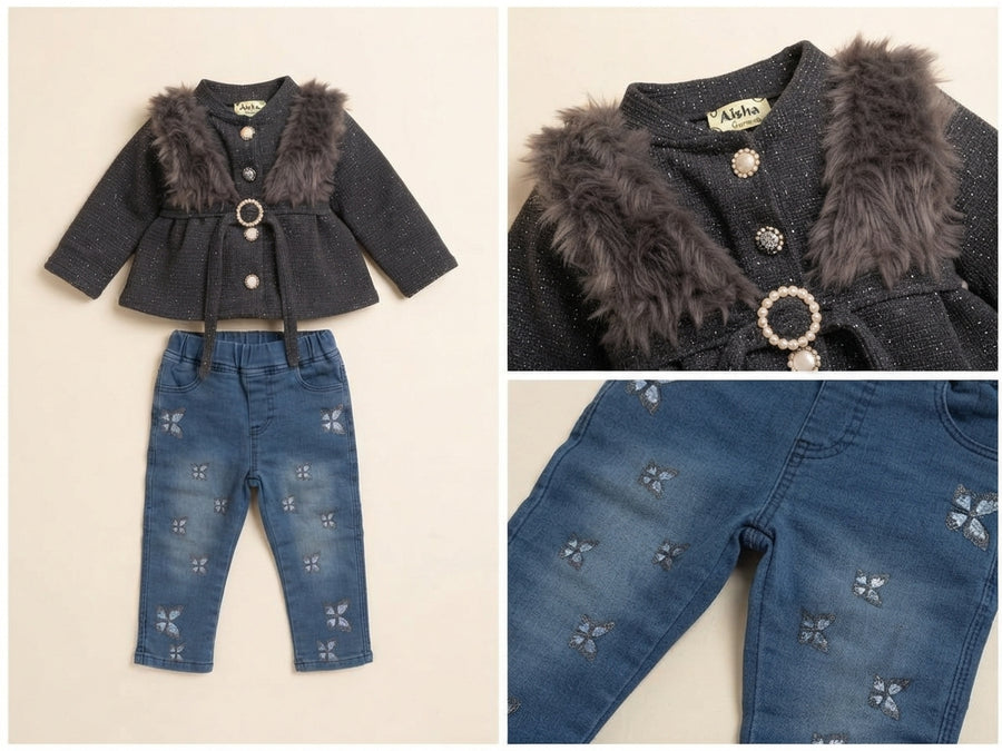 Baby Girl 2-Piece Winter Jacket Set — Photo 2