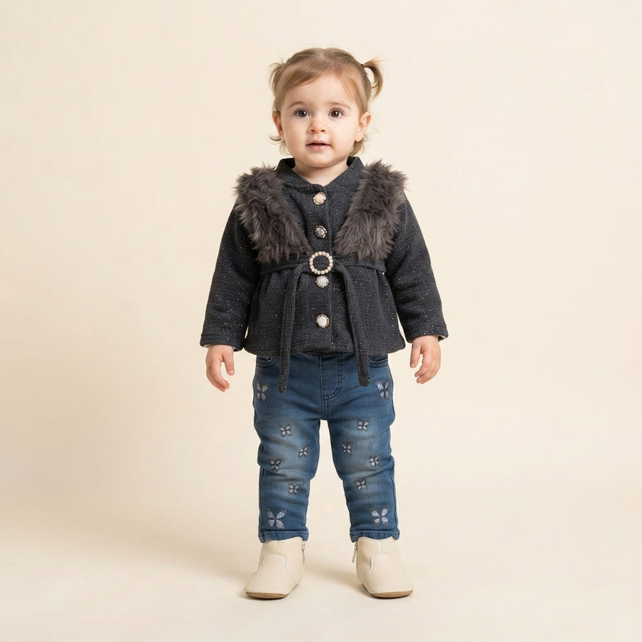 Baby Girl 2-Piece Winter Jacket Set – Iqra Garments