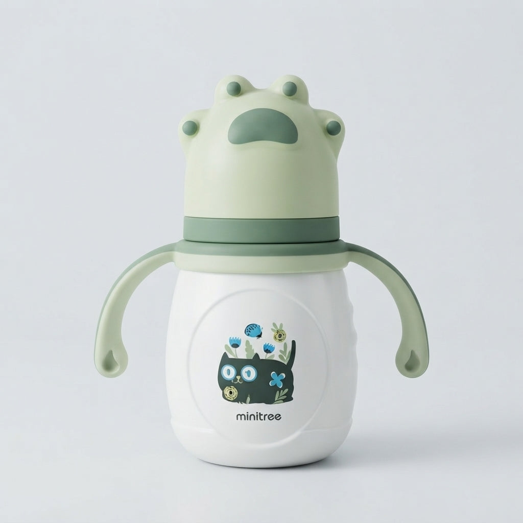 Minitree Green Silicone Baby Feeder  150ml