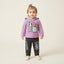 Girls Purple Hoodie & Jogger Set | Winter Kids Wear