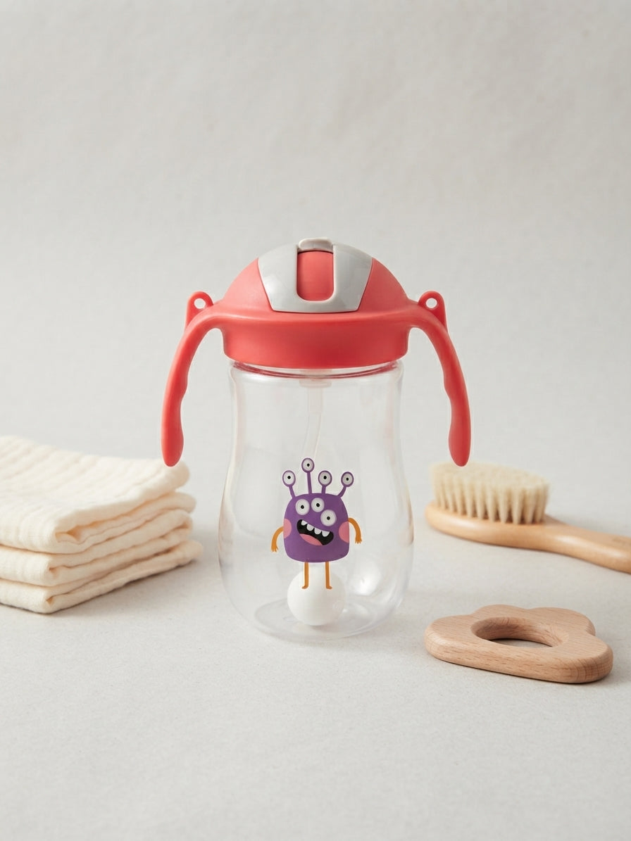 Medicated Baby Sipper With Red Monster Print