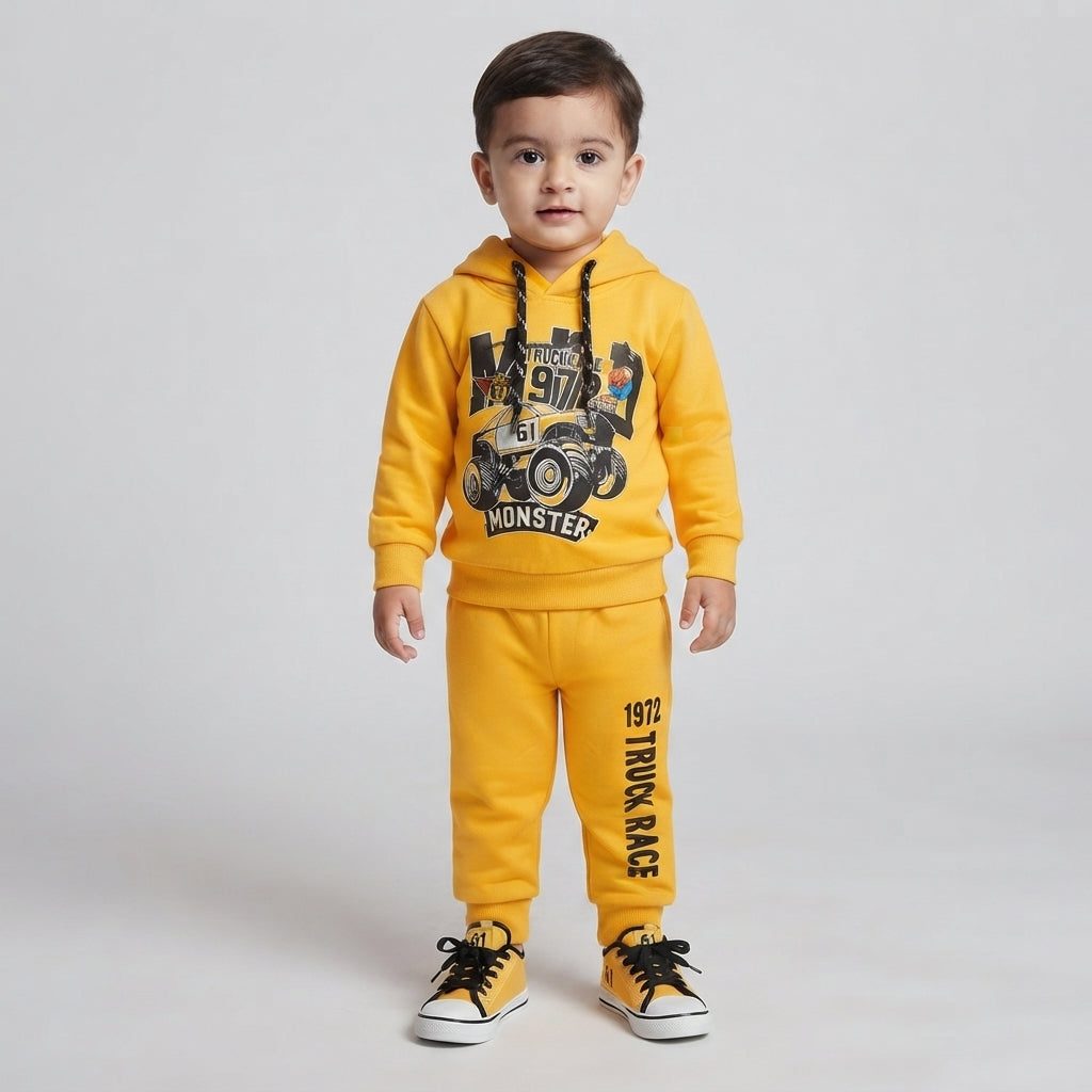 Premium Yellow 2 Piece Winter Suit for Kids — Photo 2