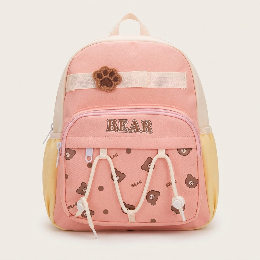 Bear Print Baby Bag