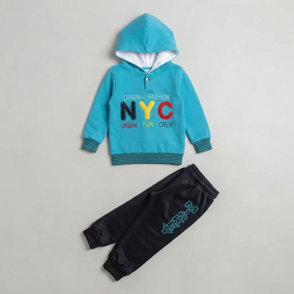 Boys Premium 2 Piece Winter Suit Stylish Outfit — Photo 2