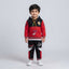 Donald Duck Red &amp; Black Kids Hoodie Outfit Set