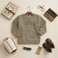 Kids' Olive Green Marled Graphic Sweatshirt