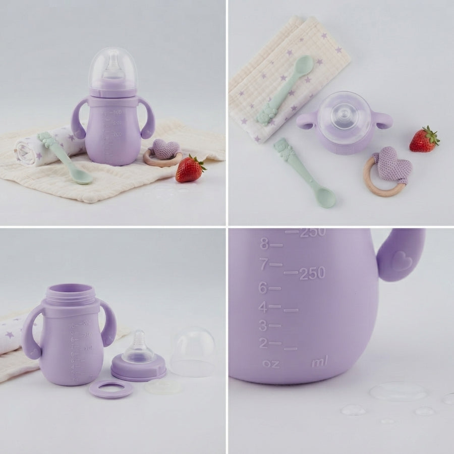 7 Oz Purple Baby Feeder