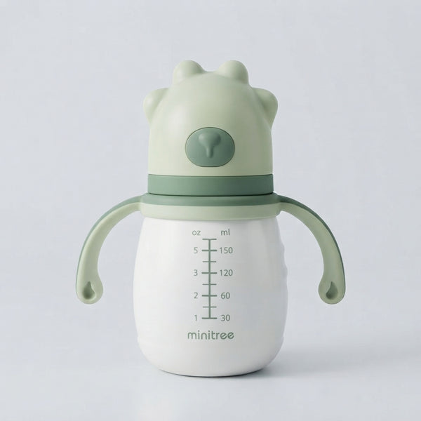 Minitree Green Silicone Baby Feeder  150ml