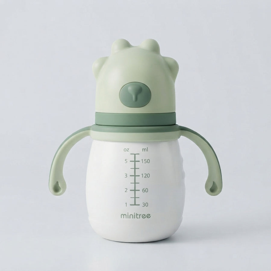 Minitree Green Silicone Baby Feeder  150ml