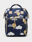 Hot Air Balloon Print Baby Diaper Backpack