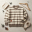 Boys Blue Knitted Sweater, Cozy and Stylish Winter Outfit