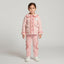 Girls Pink Checkered 2-Piece Winter Suit