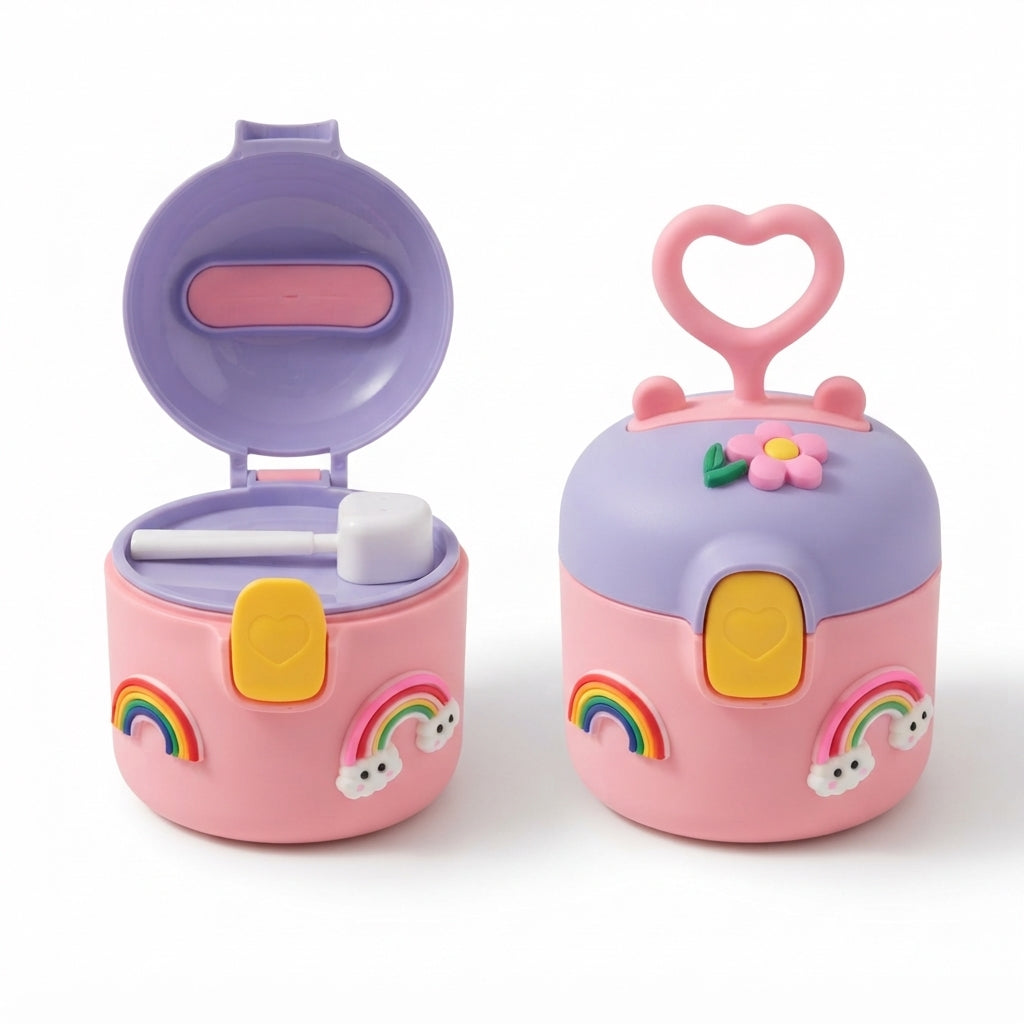 Rainbow Baby Milk Powder Container