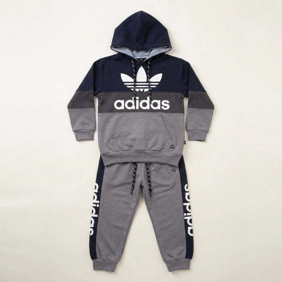 Kids Style Colorblock Tracksuit & Hoodie Set — Photo 2