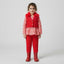 Red 3 Piece Suit for Girls | Stylish Winter Kids Outfit