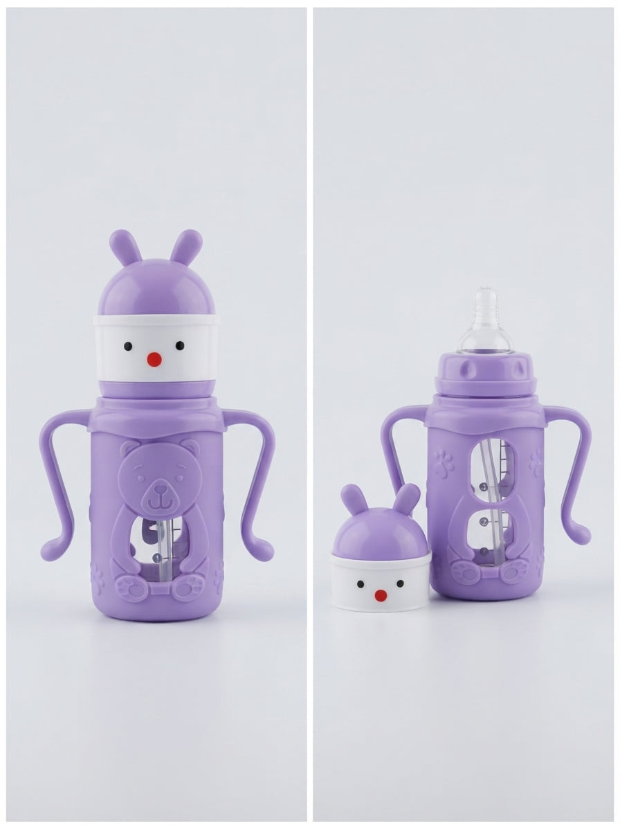 Purple Bunny Baby Feeder 7 Oz